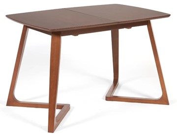 Кухонный стол раскладной VAKU (Ваку) бук/мдф 80x120+40x75, Коричневый арт.13986 в Шахтах