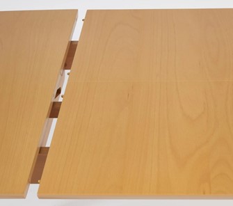 Кухонный стол раздвижной VAKU (Ваку) бук/мдф 80x120+40x75, Натуральный бук арт.13987 в Шахтах - предосмотр 4