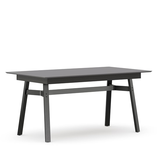 Обеденный стол 1600 Элиот ЛД 414.100.000, Оникс Серый/Чёрный в Шахтах - изображение 1