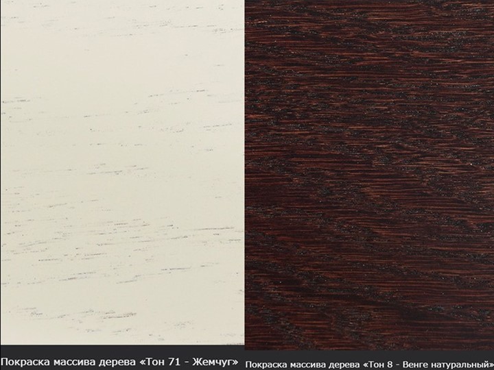 Кухонный стол раздвижной Леонардо-1 исп. Круг 1000, тон 4 (Морилка/Эмаль) в Шахтах - изображение 16