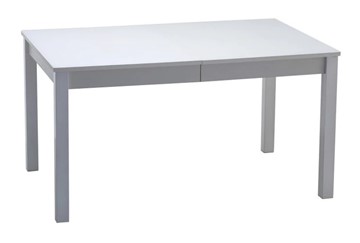 Кухонный стол раскладной Нагано-2 стекло белое opti (хром-лак) 1 в Таганроге