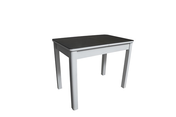 Кухонный раскладной стол Айсберг-1СТ белое-черное в Шахтах - изображение
