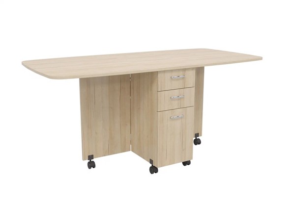 Кухонный стол 1-6702, Дуб Ривьера в Шахтах - изображение