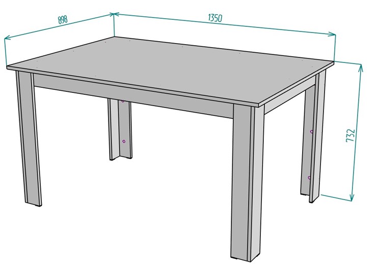 Кухонный обеденный стол T37, Белый в Шахтах - изображение 1