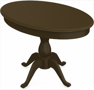 Кухонный стол раздвижной Фабрицио-1 исп. Эллипс, Тон 5 Покраска + патина с прорисовкой (на столешнице) в Шахтах