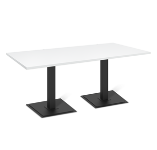 Кухонный стол SHT-TU5-BS1 (2 шт.)/ТT 120/80 (черный/белый шагрень) в Шахтах