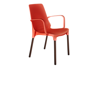 Обеденный стул SHT-ST76/S424 (красный/коричневый муар) в Батайске