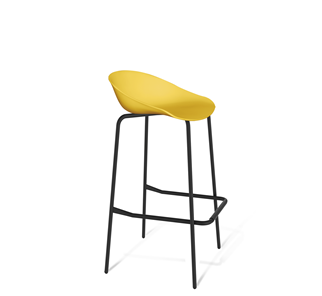 Барный стул SHT-ST19/S29 (желтый/черный муар) в Шахтах