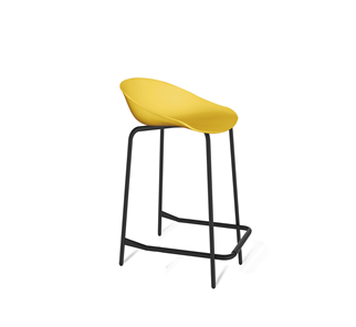 Барный стул SHT-ST19/S29-1 (желтый/черный муар) в Шахтах