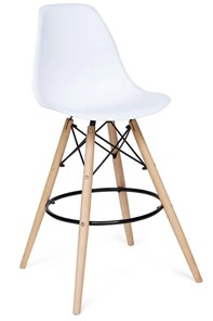 Кухонный барный стул Cindy Bar Chair (mod. 80) 46х55х106 белый арт.12656 в Ростове-на-Дону