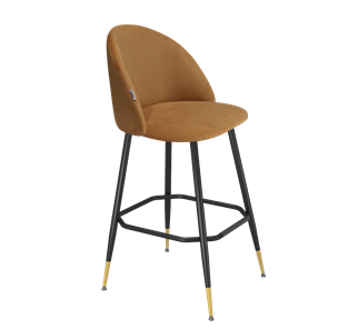 Барный стул SHT-ST35 / SHT-S148 (горчичный/черный муар/золото) в Шахтах
