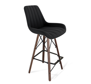Барный стул SHT-ST37 / SHT-S80 (ночное затмение/темный орех/черный) в Шахтах