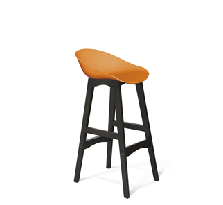 Барный стул SHT-ST19/S65 (оранжевый/венге) в Шахтах - предосмотр