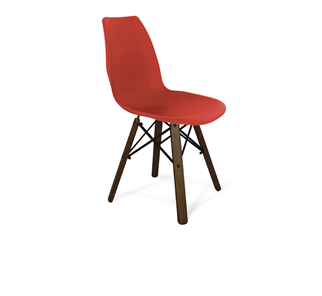 Кухонный стул SHT-ST29/S70 (красный ral 3020/темный орех/черный) в Шахтах