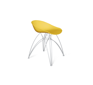 Обеденный стул SHT-ST19/S112 (желтый/хром лак) в Шахтах