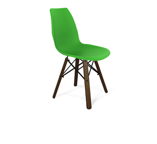 Обеденный стул SHT-ST29/S70 (зеленый ral 6018/темный орех/черный) в Ростове-на-Дону