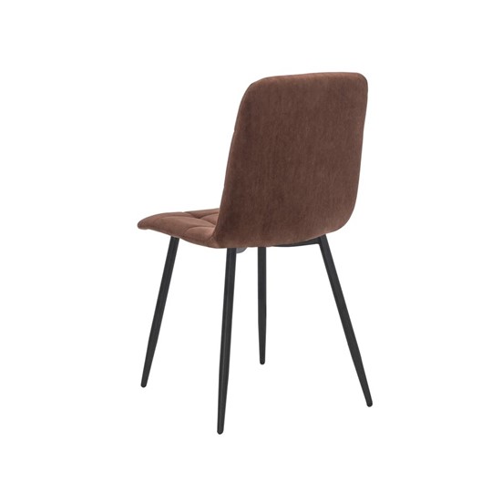Обеденный стул Leset Скай (Металл черный/велюр Шоколад) в Батайске - изображение 3