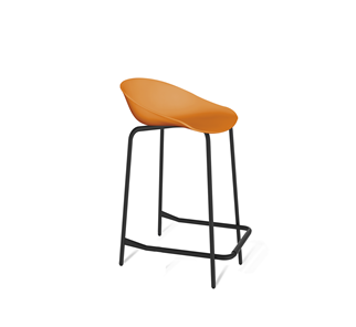 Барный стул SHT-ST19/S29-1 (оранжевый/черный муар) в Шахтах