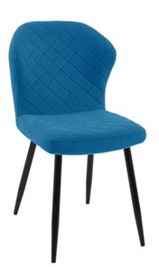 Обеденный стул 239 синий, ножки черные в Батайске