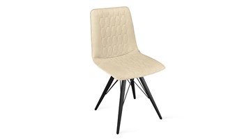 Обеденный стул Хьюго К3 (Черный муар/Велюр Confetti Cream) в Шахтах