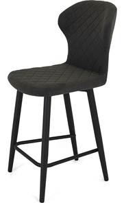 Обеденный стул Марио полубарный (Горький шоколад Т190/ноги черные) в Шахтах