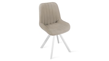 Обеденный стул Марвел Исп. 2 К2 (Белый матовый/Велюр Confetti Smoke) в Шахтах - предосмотр