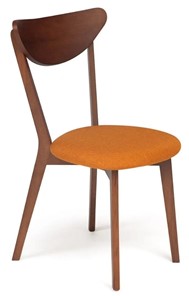 Обеденный стул MAXI (Макси), бук/ткань 86x48,5x54,5 Оранжевый/коричневый (2 шт) арт.10467 в Таганроге