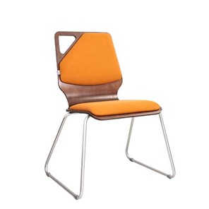 Кухонный стул Molly Wood chrome, ткань AS 450037-7X/AS в Шахтах