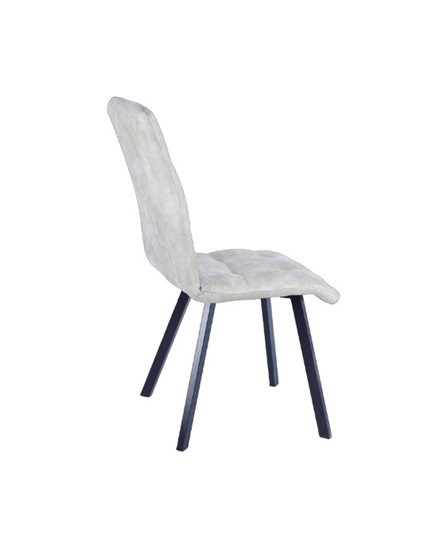 Обеденный стул Премьер С166 квадрат серый (под хром) в Шахтах - изображение 1