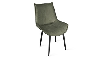Обеденный стул Тейлор Исп. 2 К1С (Черный муар/Микровелюр Jercy Deep Green) в Шахтах