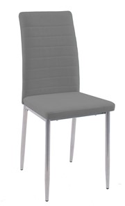 Обеденный стул Текс, микровелюр B22 grey, ножки хром в Шахтах - предосмотр