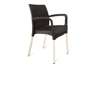 Обеденный стул SHT-ST68/S424-F (черно-коричневый/ваниль) в Шахтах