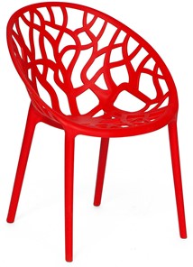 Кресло обеденное BUSH (mod.017) пластик 60*58,5*80 красный, арт.11726 в Шахтах