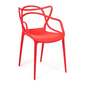 Стул Cat Chair (mod.028) пластик, 54,5*56*84 красный, арт.14102 в Шахтах