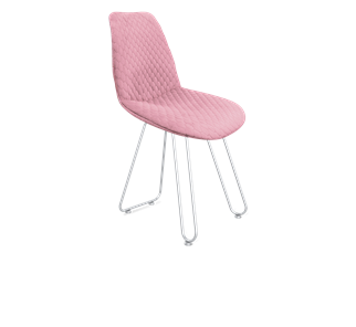 Обеденный стул SHT-ST29-С22 / SHT-S106 (розовый зефир/хром лак) в Шахтах