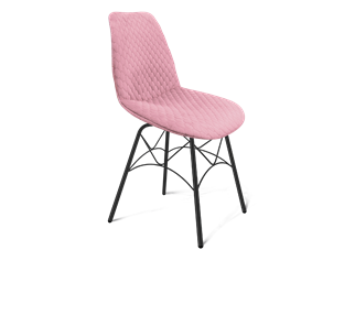 Обеденный стул SHT-ST29-С22 / SHT-S107 (розовый зефир/черный муар) в Шахтах