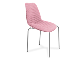 Обеденный стул SHT-ST29-С22 / SHT-S86 HD (розовый зефир/хром лак) в Шахтах