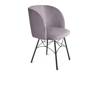 Обеденный стул SHT-ST33 / SHT-S107 (сиреневая орхидея/черный муар) в Шахтах