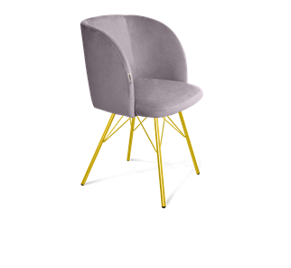 Обеденный стул SHT-ST33 / SHT-S37 (сиреневая орхидея/золото) в Шахтах