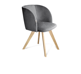 Обеденный стул SHT-ST33 / SHT-S39 (угольно-серый/прозрачный лак) в Шахтах