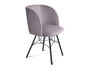 Обеденный стул SHT-ST33 / SHT-S100 (сиреневая орхидея/черный муар) в Шахтах