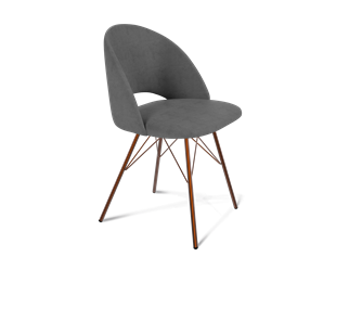 Обеденный стул SHT-ST34 / SHT-S37 (платиново-серый/медный металлик) в Шахтах