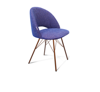 Обеденный стул SHT-ST34 / SHT-S37 (синий мираж/медный металлик) в Шахтах
