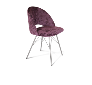 Обеденный стул SHT-ST34 / SHT-S37 (вишневый джем/хром лак) в Шахтах