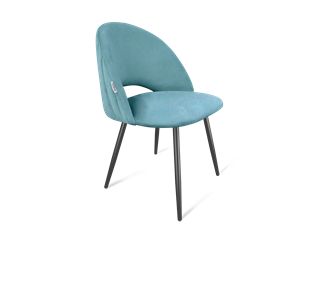 Обеденный стул SHT-ST34-1 / SHT-S95-1 (голубая пастель/черный муар) в Шахтах
