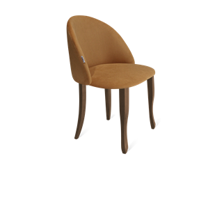 Обеденный стул SHT-ST35 / SHT-S122 (горчичный/темный орех/черный муар) в Шахтах
