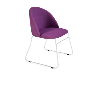 Обеденный стул SHT-ST35 / SHT-S167 (ягодное варенье/хром лак) в Шахтах