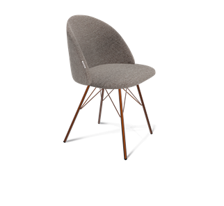 Обеденный стул SHT-ST35 / SHT-S37 (тростниковый сахар/медный металлик) в Шахтах