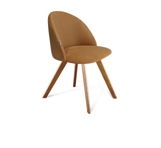 Обеденный стул SHT-ST35 / SHT-S39 (горчичный/светлый орех) в Шахтах