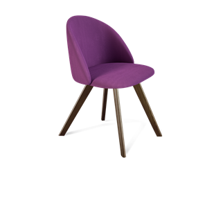 Обеденный стул SHT-ST35 / SHT-S39 (ягодное варенье/темный орех) в Шахтах